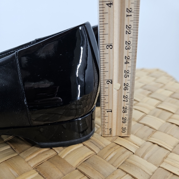 Connie Black Leather Topped Flats Size 10 - Picture 7 of 9